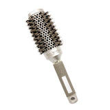25/32/45/53mm Nylon & Bristle Hair Round Brush Ceramic Aluminium Hair Comb Professional Hairdressing Brush Barber Styling Comb
