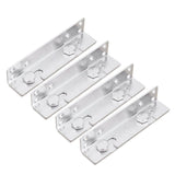 Thick Heavy-Duty Slotting Fasteners Wooden Bed Hook Angle Code Furniture Fixed Hardware Fittings Connecting Hinge