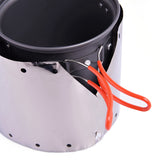 2 Pcs Portable Stove Windscreen Titanium Camping Stove Wind Shield Windshield for Outdoor Cooking Gas Stove L & M