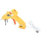 12W USB Rechargeable Portable Mini Cordless Electric Heating Hot Melt Glue Gun