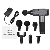 3200rpm High Frequency Massage Gun LCD Muscle Relax Body Relaxation Electric Massager With Portable Box 6 Speed For Fitness