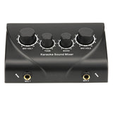 Mixer Home Mini Reverberator Karaoke Pre-Amplifier Microphone Amplifier-US Plug