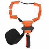 Woodworker Photo Frame With Strap Clamp Holder Miter Vise Ratchet Angle Clamp Band Tool 25mm*4m 35 Degree To 135 Degree Orange