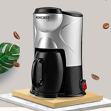 Coffee & Tea Maker Stylish Home Portable Fully Automatic Mini American Coffee Machine Black And Pink EU plug 220V