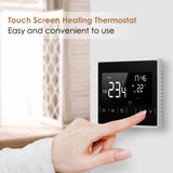 LCD Touchscreen Thermostat for Home Programmable Electric Floor Heating System Thermoregulator AC 85-250V Temperature Controller