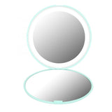 Mini Portable Lights LED Makeup Mirror 10X Magnify Hand Hold Foldable 12 LEDs Pocket Makeup Mirror Light Beauty Cosmetic Tool