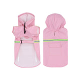 Pet Dog Raincoats Reflective Waterproof Jacket Outdoor Rain Coat Vest Puppy Clothing for Small Medium Large Dogs