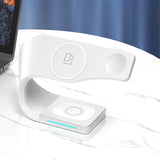QI Magnetic Wireless Charger Stand 4 in 1 Fast Charging Dock Station for Iphone for Apple Watch for  Pro