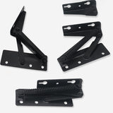Triangle Spring Hinge Black Split Spring Sofa Hinge Multifunctional Adjustable Angles Sofa  Bed Hinges Hardware Accessories