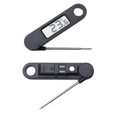 Kitchen Tool Household Digital Display Stainless Steel Probe Thermometer Folding Portable Cooking Electronic Meat Measuring Food