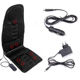 Massage Cushion Electric Massager Car Seat Vibrator Back Neck Massagem Cushion Heat Pad for Legs Waist Body Massage