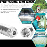 Level Sensor DC 24V 4-20mA Throw-In Liquid Level Sensor For Detecting 0-5m Range Depth Linear Scale Float Switch Level Sensor