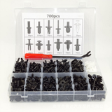 700pcs Rivet Fastener Plastic Retainer Rivet Trim Moulding Retainer Clip Rivet Fastener for Motor Auto Car