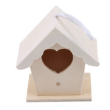 Mini Bird Cage Outdoor Hanging Birdhouse Wooden Box Garden Bird Cages Home Yard Decoration Bird Products Bird Parrot Nest