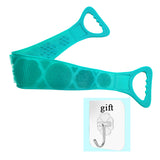 Magic Silicone Brushes Bath Towels Rubbing Back Mud Peeling Body Massage Brush Shower Extended Scrubber Clean Skin Exfoliating
