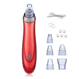 Mini Handheld Electric Facial Vacuum Suction Rechargeable Pore Cleaner Face Cleansing Blackhead Removal Acne Treatment