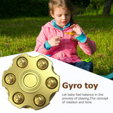 Spinning Top Toys Pure Copper Finger Top Toy Hand Spinners Detachable Rotating Sensory Adult Decompression Toy Gift Dependable