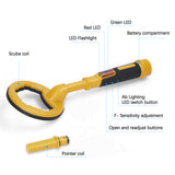 Underwater Pulse Dive Metal Detector 2 In 1 Underwater Detector Pinpointer Detector IP68 Waterproof Audio Vibrations LED Alerts