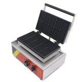 110V 220V Commercial Electric 10pcs Square Waffle Maker Machine Muffin Square Non-stick Household Waffle Machine EU/AU/UK/US