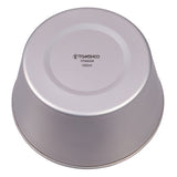 TOMSHOO 1000ml Titanium Salad Bowl Fruit Vegetable Food Storage Container Cooking Pot for Home Outdoor Camping Hiking Picnic