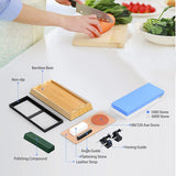 Whetstone Set, Premium Whetstone Whetstone 2 Sides Grit 1000/6000 Water Stone, Axe/Axe Whetstone 180/320 Grit