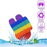 1PC Fidget Toys Bubble Antistress Board Children Adult Party popetes Game Sensory Squishy Dimple Reliever Anti Stress brinquedos