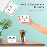 Portable Pocket Photo Printer All-in-One Thermal Mobile Printing Machine 200DPI Wireless BTwith 1 Roll Compatible Android iOS