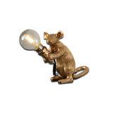 Mouse Desk Lamps Seletti Morden LED Bedside Table Lamp For Home Bedroom Decoration Art deco Rat Night Lights EU/AU/US/UK Plug