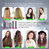 5 In1 Hair Dryer Comb One Step Multi Functional Hair Curling Styling Straightener Curler Electric Air Iron Wand Brush