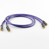 Van Den Hul RCA Cable Silver Plated Conductor  2RCA to 2RCA Male Audio Cable Hi-end CD Amplifier Interconnect RCA Cable