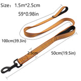 Dog leash Nylon High quality 1.5m Double-layer reflective traction rope safety small big german shepherd bulldog dog accessories