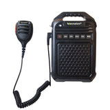 Walkie talkie UHF 400-470MHz Wireless two way intercom amplifier Remote Speaker Microphone  TF Card Bluetooth-compatible