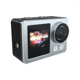 2.0in 4K 20MP WiFi Contact Action Camera Ultra HD with 10M Underwater Waterproof Camera 4X Zoom Underwater Camcorder