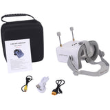 DMKR 008D PRO White  FPV Goggle with 5.8G 40ch Receiver 3.7V/2000mAh Battery 4.3 inch HD LCD 16:9 for Racing Drone Micro BWhoop