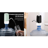 2Set Electric Water Bottle Pump Barreled Water Drinking Water Dispenser USB Charge Water Pump for 4.5-19L,Green & Black