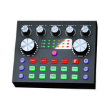 Live Sound Card Broadcast Streaming Gift Music Recording Gaming Real Time Calibrarion Multiple Effects Voice Changer Mixer Board