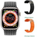 Original HK9 Pro AMOLED Smart Watch 2023 Series 8 Compass Smooth Touch Siri Call Message Grouping Sport Watch For Android IOS