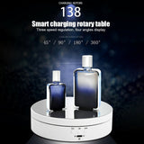 High Power Electric Rotating Jewelry Display Stand Base Jewelry Organizer Turntable Jewellery Packaging Display Box