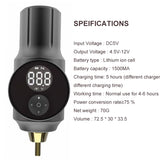 New Rechargable Machine Battery Wireless Tattoo Power Supply For RCA Tattoo Machine Gun Supply