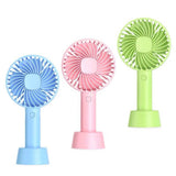 A20 Handheld Fan USB Charging Fan Mini Fan Student Gale Silent Three-speed Adjustment Desk Table Fan With Base