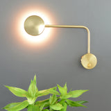 Morden Led wall light Indoor Golden Decor wall lamp 9W with switch  for home bedroom Bedside Living room Aisle sconces Luminaire