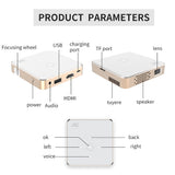 Salange P30 Mini Projector DLP Portable Home Theater 1080P 4K Supported Android Wifi Screenless TV for Mobile Phone Smartphone