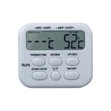 Digital Kitchen Thermometer LCD Display Long Probe for Grill Oven Food Meat Cooking Alarm Timer Measuring Tools