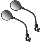 Dropship-1 Pair Bicycle Rearview Mirror 360° Adjustable Hose Rearview Mirror Reflector for Mountain Bikes Electric Bicycles Etc