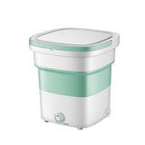 220V Electric Foladable Clothes Washing Machine 1.8L Portable Folding Underpants Sock CLothes Washer For Travel EU/AU/UK/US Plug