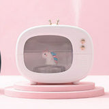 Cute Pet TV Humidifier USB Rechargeable Creative Mute Spray For Home Bedroom Dormitory Purify The Air