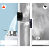 Metal Exhaust Air Fan-Supply Air,Exhaust Air Pipe Fan 600M³/H Two-Way Pipe Fan For Supply Or Exhaust Air Indoor US Plug