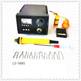 New Pyrography Machine Wood Burning Pirograbador Adjustable Temperature Burner Wood Cautery Pyrography Pen Gourd Crafts Tool Set
