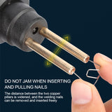 70W Hot Stapler Welder Gun Car Bumper Repair Tools Set Plier 4 Wave Staples PVC Plastic Welding Repairing Machine Garage Tools