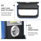 1PC Solar Hard Light Hand Lamp Outdoor LED Work Light COB Charging Camping Light